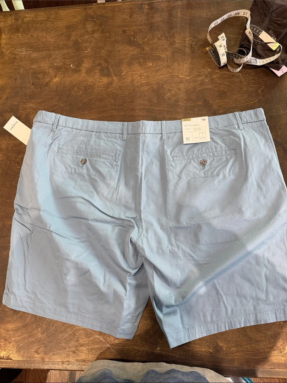 Light Blue Classic Cotton Shorts